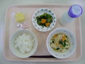 9月3日給食(小学部の量)