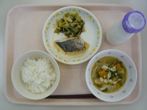 9月8日給食(小学部の量)
