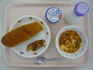 9月9日給食(小学部の量)