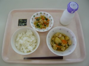 10月15日給食(小学部の量)