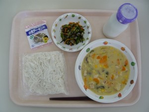 10月16日給食(小学部の量)