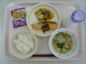 10月23日給食(小学部の量)