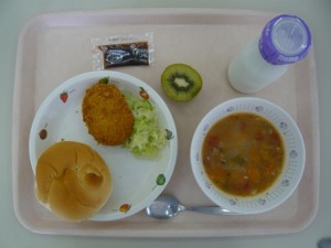 11月11日給食(小学部の量)