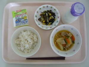 11月12日給食(小学部の量)