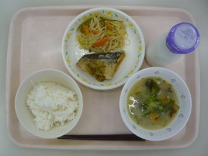 11月13日給食(小学部の量)