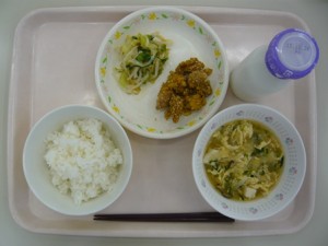 11月17日給食(小学部の量)