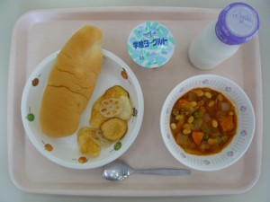 11月4日給食(小学部の量)