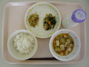 11月5日給食(小学部の量)