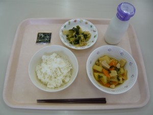 12月10日給食(小学部の量)
