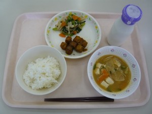 12月11日給食(小学部の量)