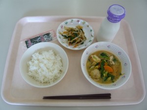 12月14日給食(小学部の量)