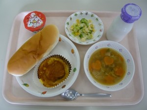 12月16日給食(小学部の量)
