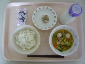 12月1日給食(小学部の量)