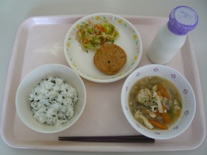 12月7日給食(小学部の量)