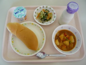 12月9日給食(小学部の量)