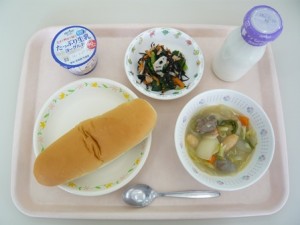1月13日給食(小学部の量)