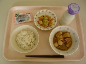 1月14日給食(小学部の量)