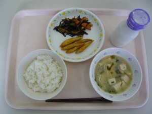 1月19日給食(小学部の量)