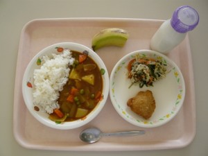 1月25日給食(小学部の量)