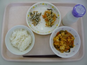 1月29日給食(小学部の量)