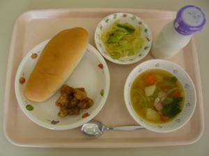 2月17日給食(小学部の量)