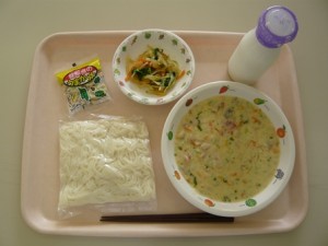 2月19日給食(小学部の量)