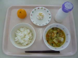 2月1日給食(小学部の量)