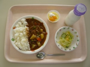 2月22日給食(小学部の量)