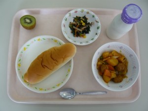 2月24日給食(小学部の量)