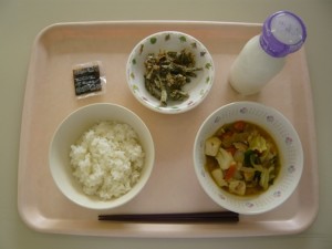 2月26日給食(小学部の量)