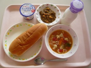 2月3日給食(小学部の量)
