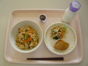 2月4日給食(小学部の量)