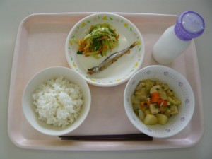 3月14日給食(小学部の量)