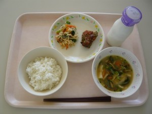 3月15日給食(小学部の量)