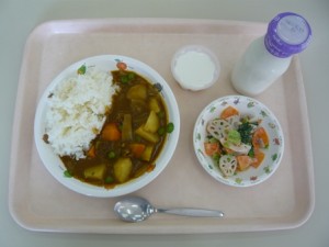 3月22日給食(小学部の量)