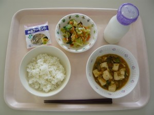 3月8日給食(小学部の量)