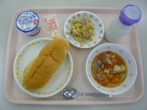 3月9日給食(小学部の量)