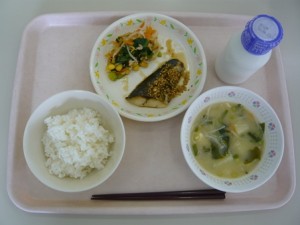 4月14日給食(小学部の量)