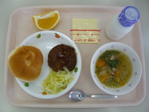 4月20日給食(小学部の量)