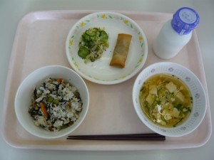 5月27日給食(小学部の量)