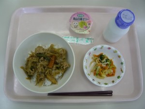 6月13日給食(小学部の量)