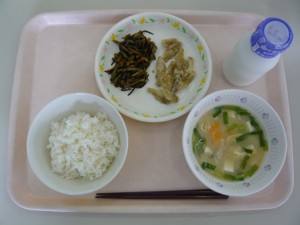 6月27日給食(小学部の量)