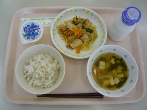 6月28日給食(小学部の量)