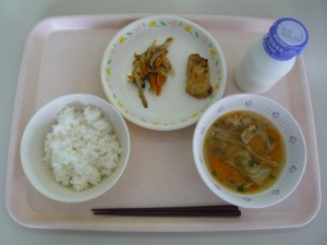 6月6日給食(小学部の量)