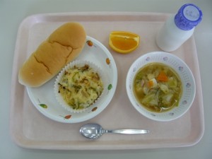 6月8日給食(小学部の量)