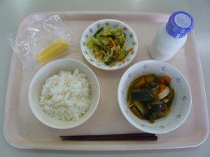 7月11日給食(小学部の量)