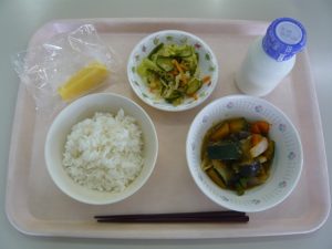 7月11日給食(小学部の量)