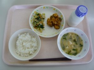 7月14日給食(小学部の量)