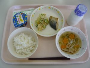 7月7日給食(小学部の量)