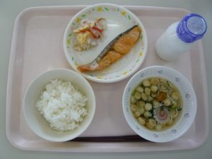 1月12日給食(小学部の量)